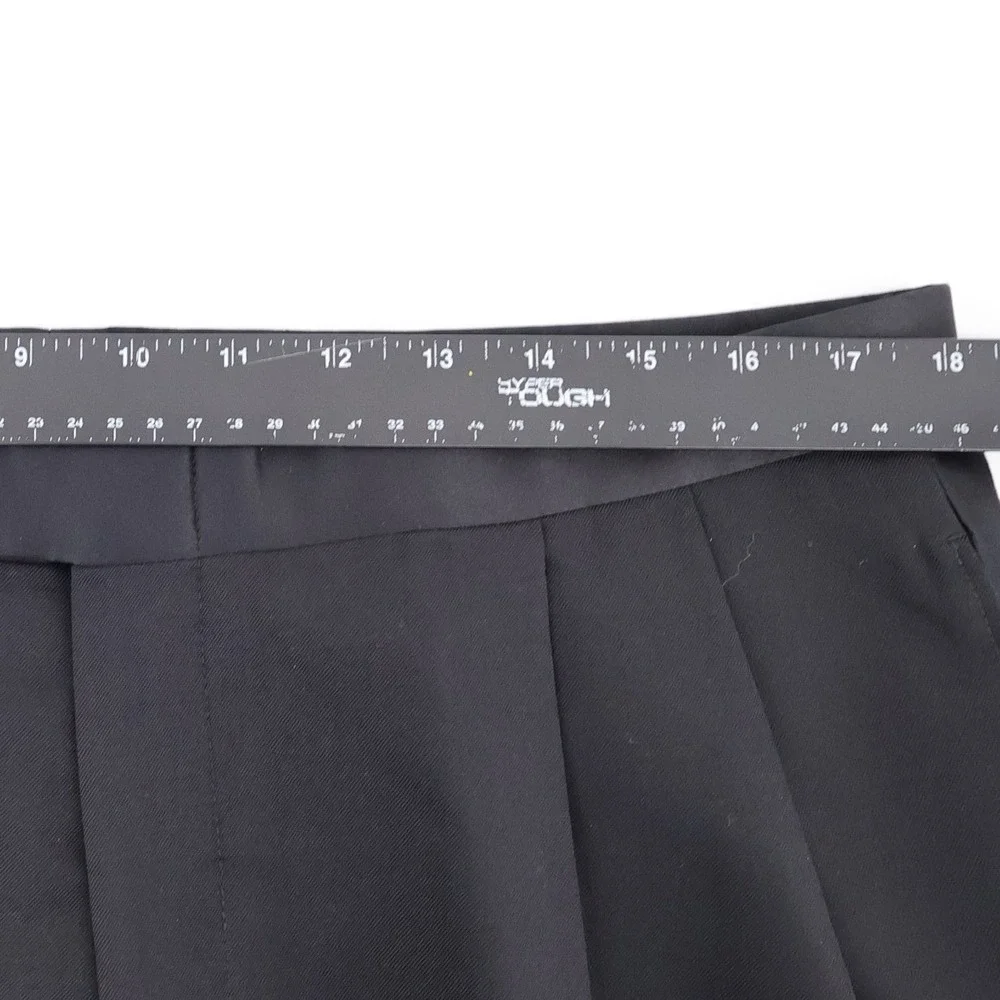 Jones New York 100% Wool 3-Button Tuxedo Suit Black Mens‎ 42S 35x29